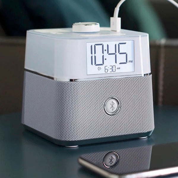 Bluetooth Wireless Qi Charging Power Cube - USB and Power Outlets
