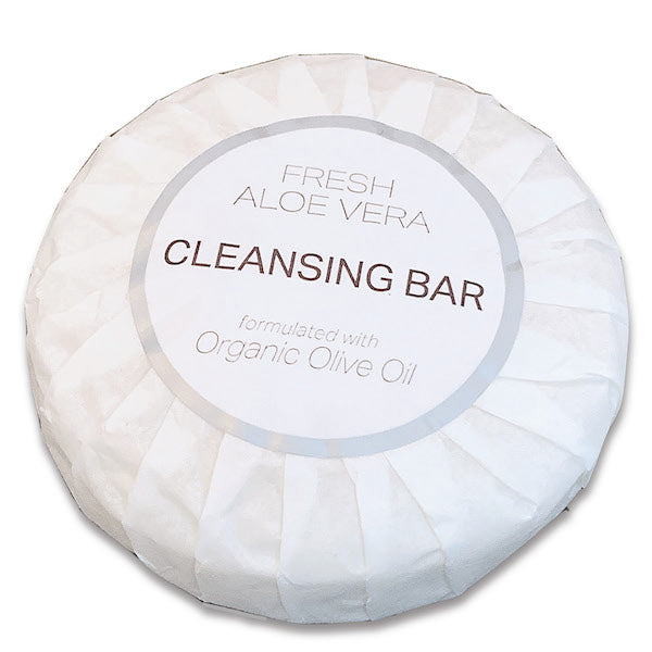 Infusé Fresh Aloe Vera Cleansing Bars, White Tissue Pleat Wrapped