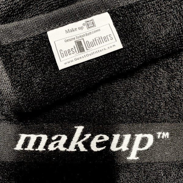 Black makeup towel discount hospitality